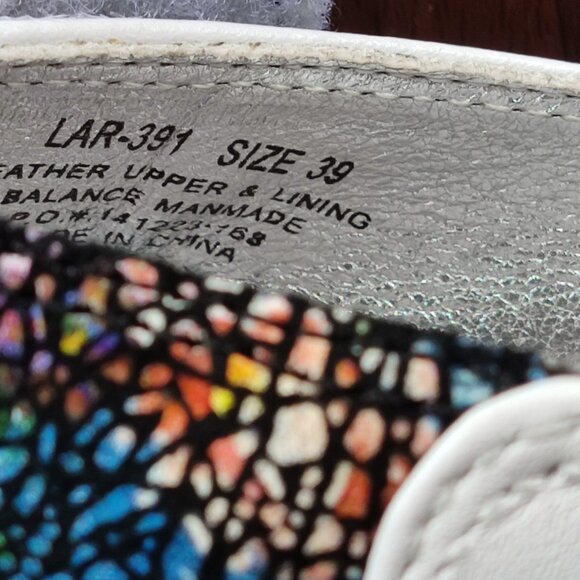 Alegria Lara Cathedral Slip-on wedge heel sandals with velcro straps Size 39 - Picture 10 of 16